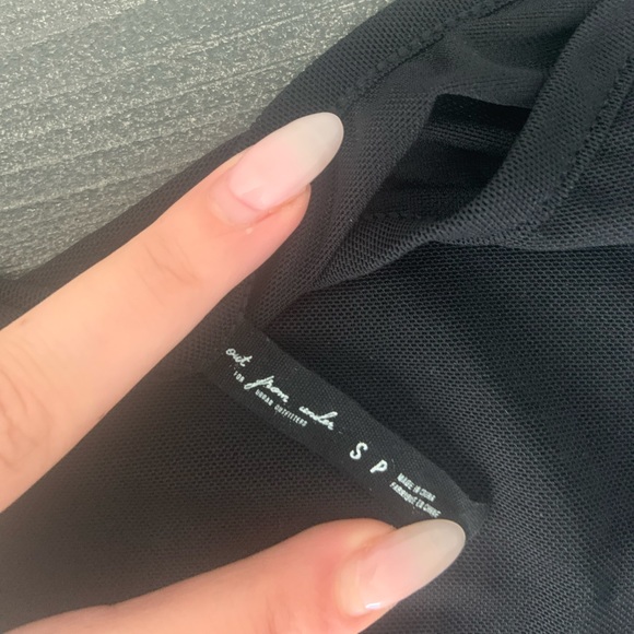 SHEER LONG SLEEVE BRALETTE TOP - Picture 3 of 3